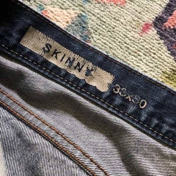 GAP Tapered Skinny Blue Jeans - Picture 4 of 6